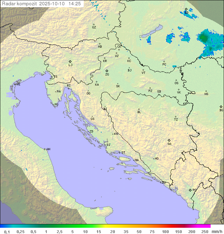 Padavine Hrvaška