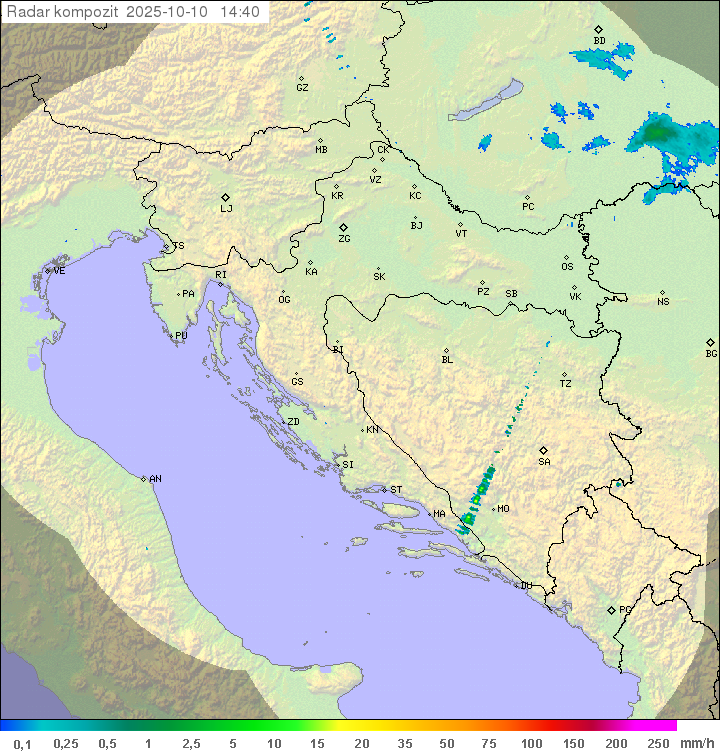 Padavine Hrvaška