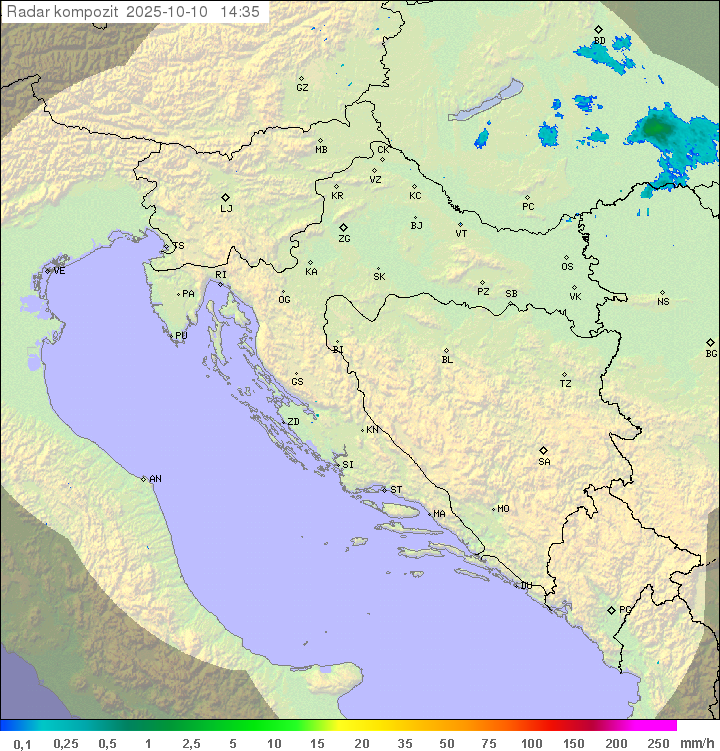 Padavine Hrvaška