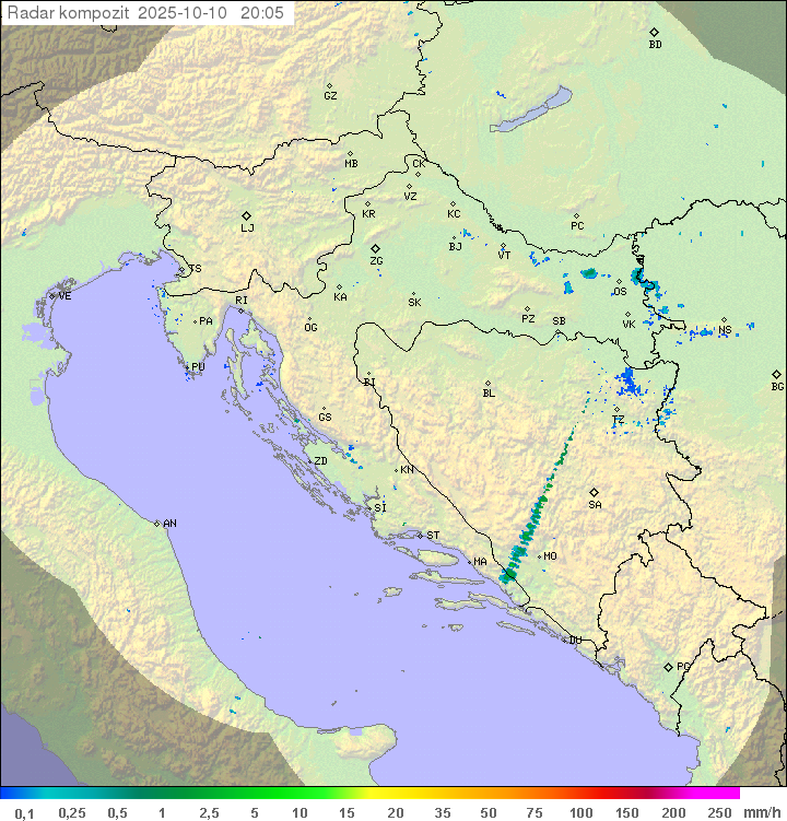 Padavine Hrvaška