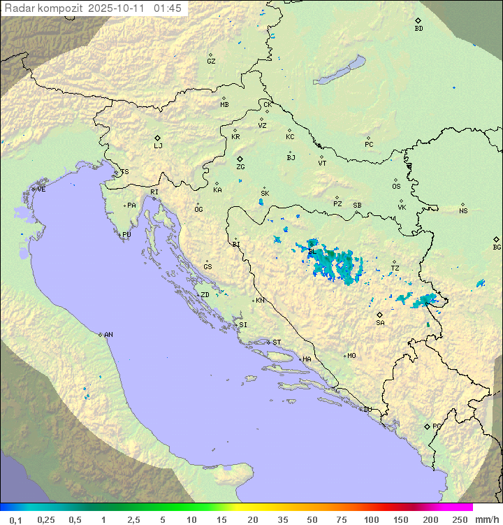 Padavine Hrvaška