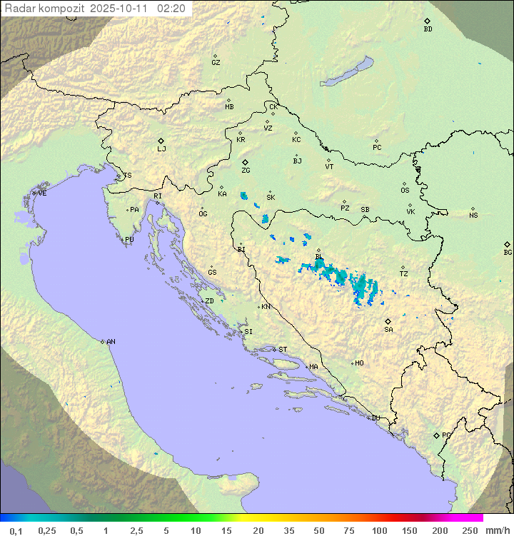 Padavine Hrvaška