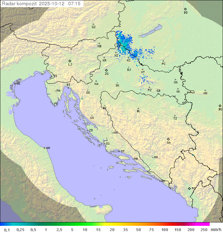 Padavine Hrvaška