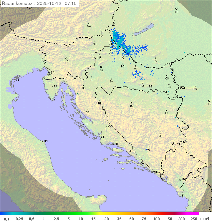 Padavine Hrvaška