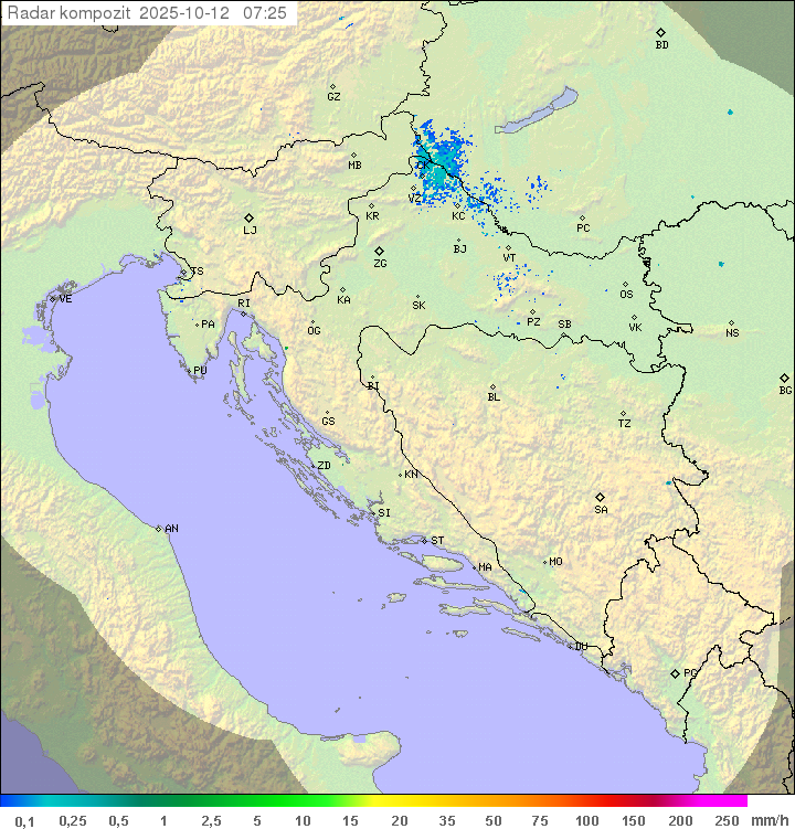 Padavine Hrvaška