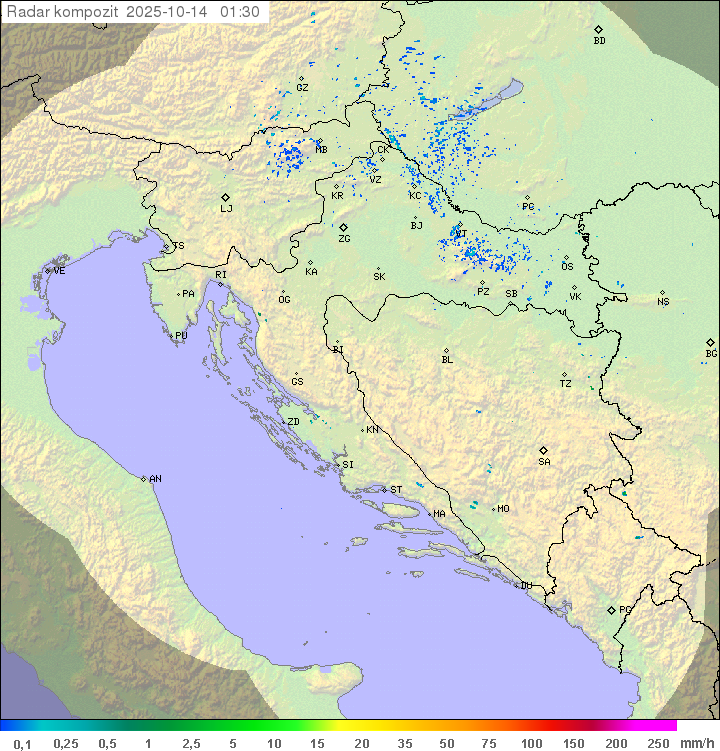 Padavine Hrvaška