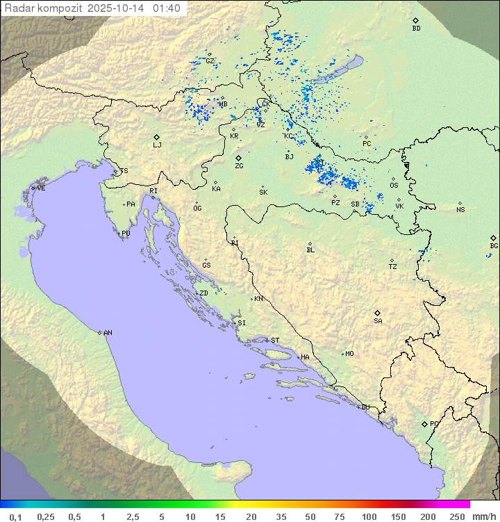 Padavine Hrvaška