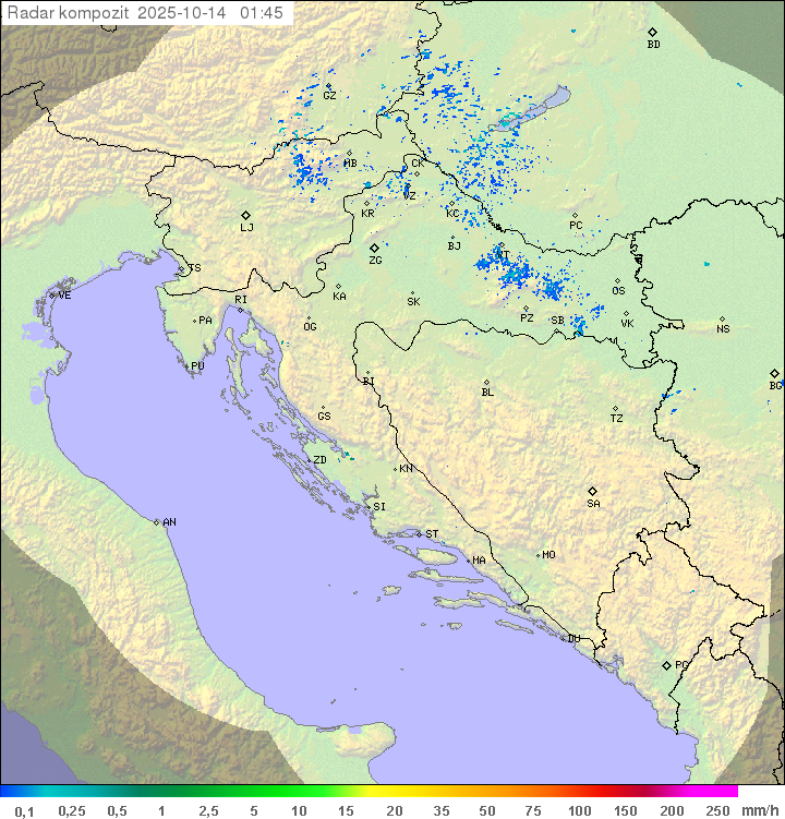 Padavine Hrvaška