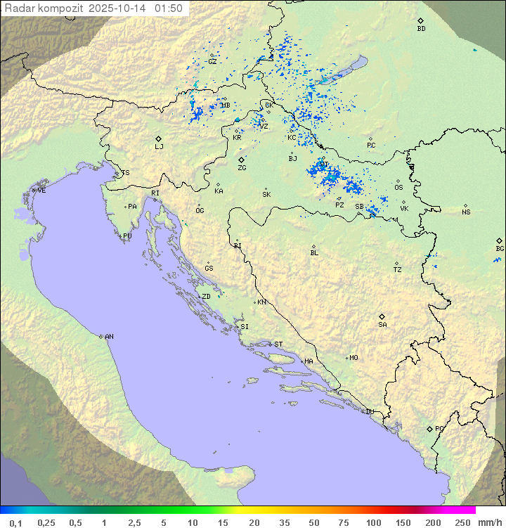 Padavine Hrvaška