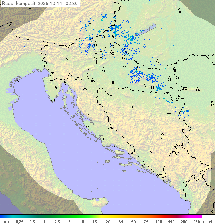 Padavine Hrvaška