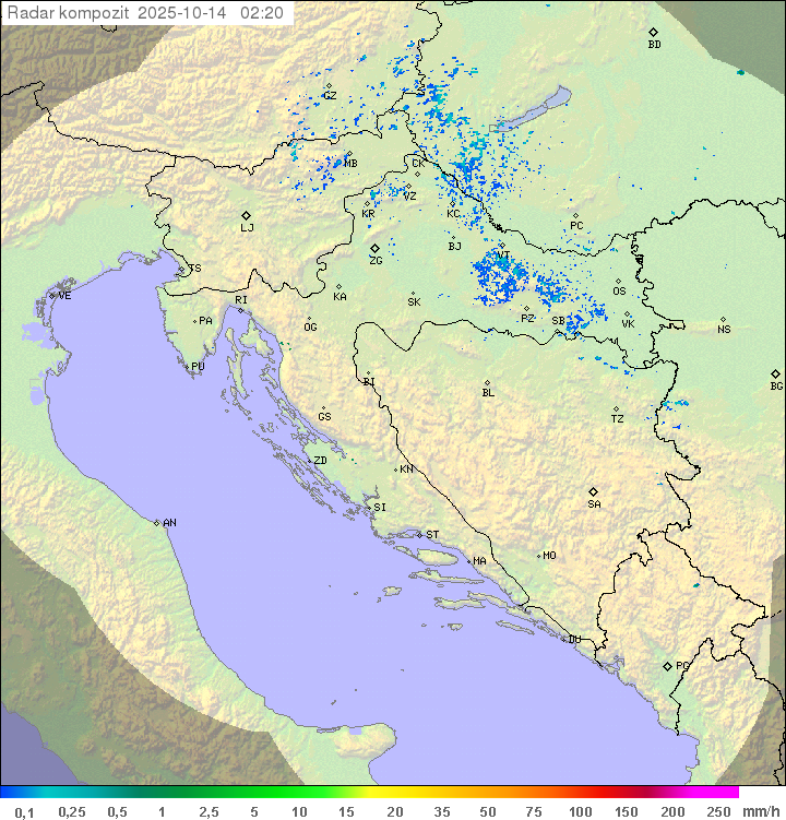 Padavine Hrvaška