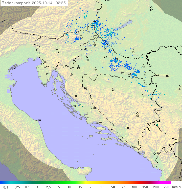 Padavine Hrvaška