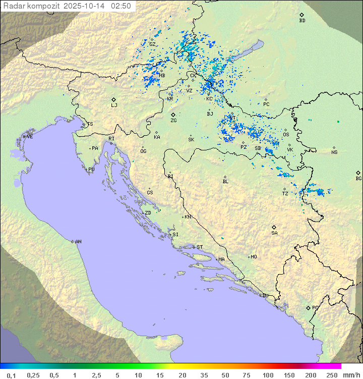 Padavine Hrvaška