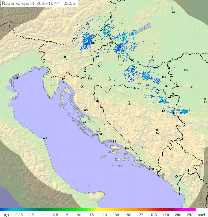 Padavine Hrvaška