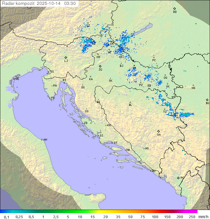 Padavine Hrvaška