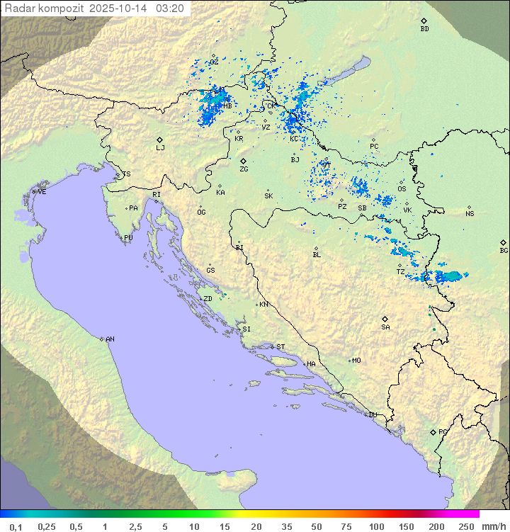 Padavine Hrvaška