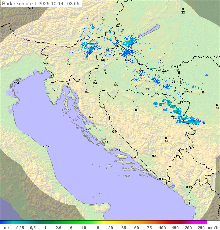 Padavine Hrvaška
