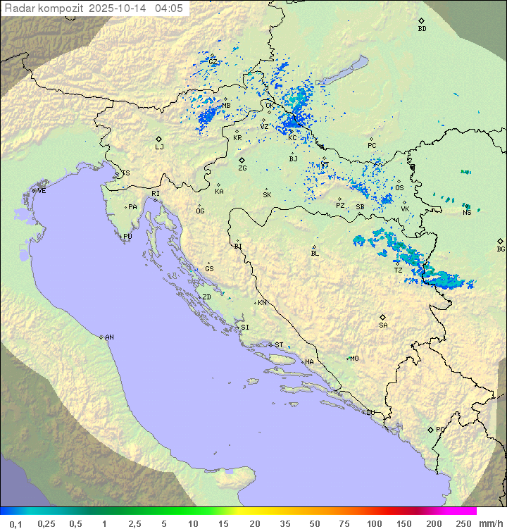 Padavine Hrvaška