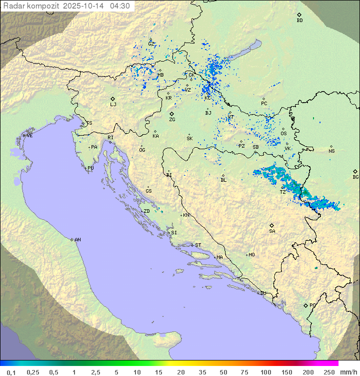 Padavine Hrvaška