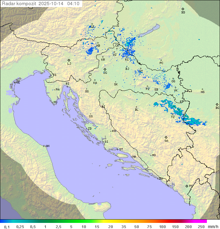 Padavine Hrvaška