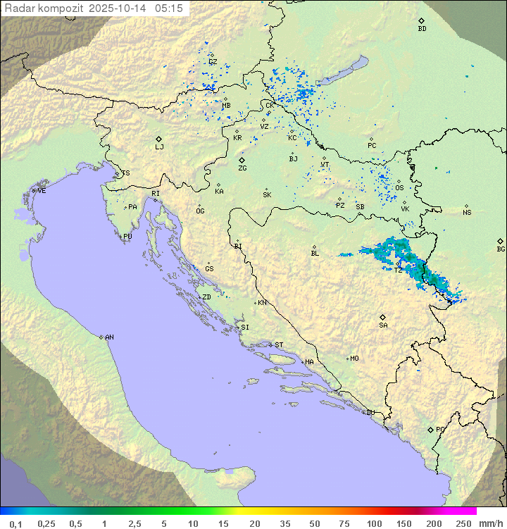 Padavine Hrvaška