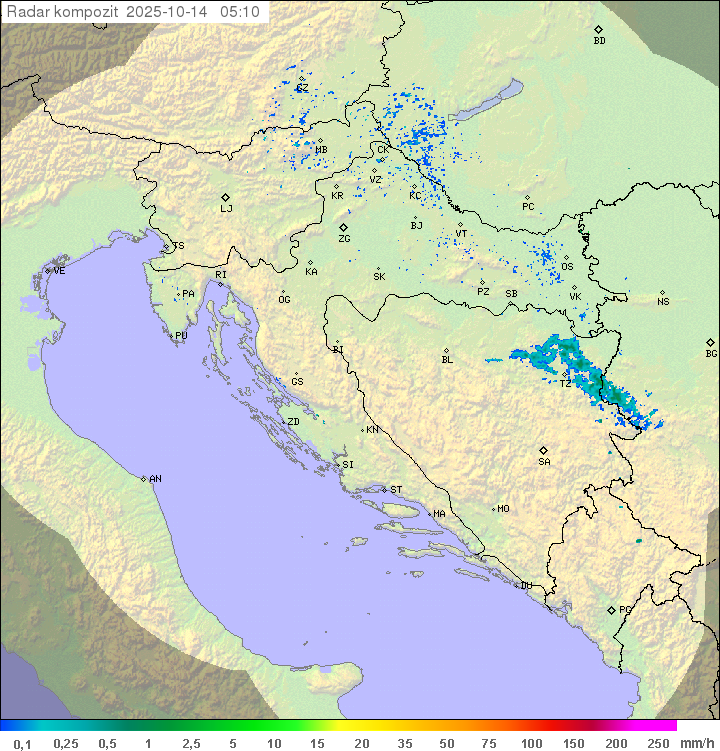 Padavine Hrvaška
