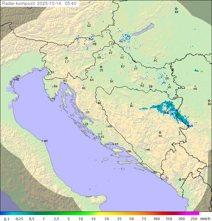 Padavine Hrvaška