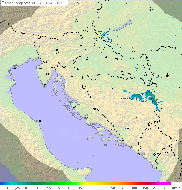 Padavine Hrvaška