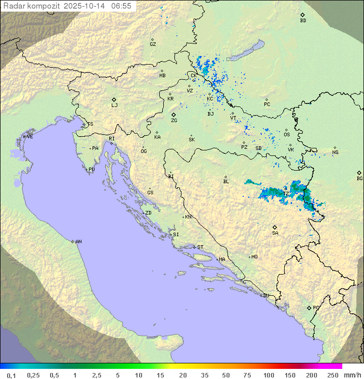 Padavine Hrvaška