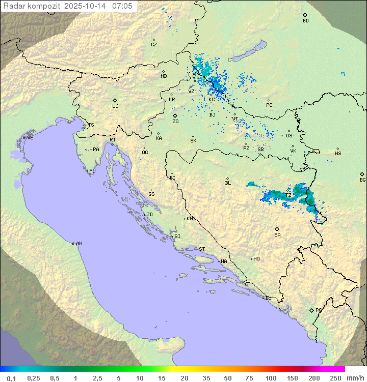 Padavine Hrvaška
