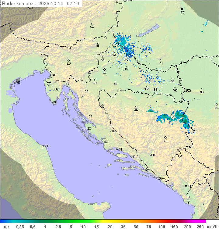 Padavine Hrvaška