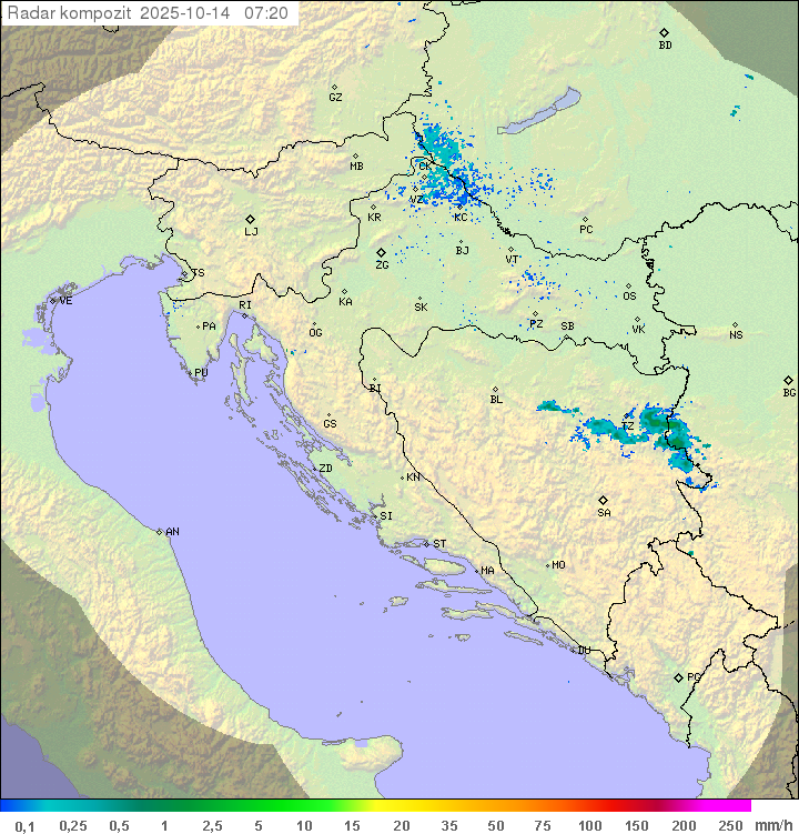 Padavine Hrvaška