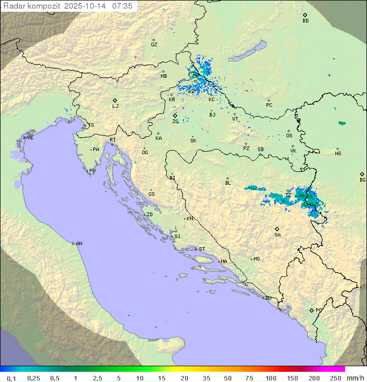 Padavine Hrvaška
