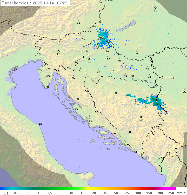 Padavine Hrvaška