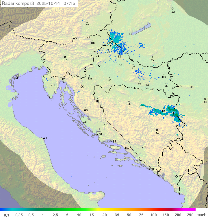 Padavine Hrvaška