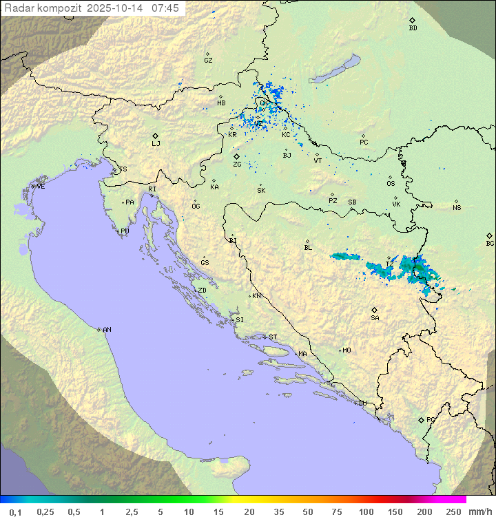 Padavine Hrvaška