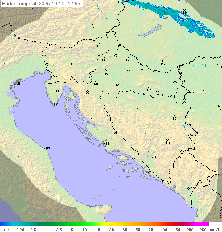 Padavine Hrvaška