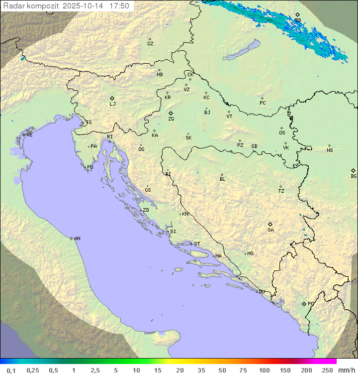 Padavine Hrvaška