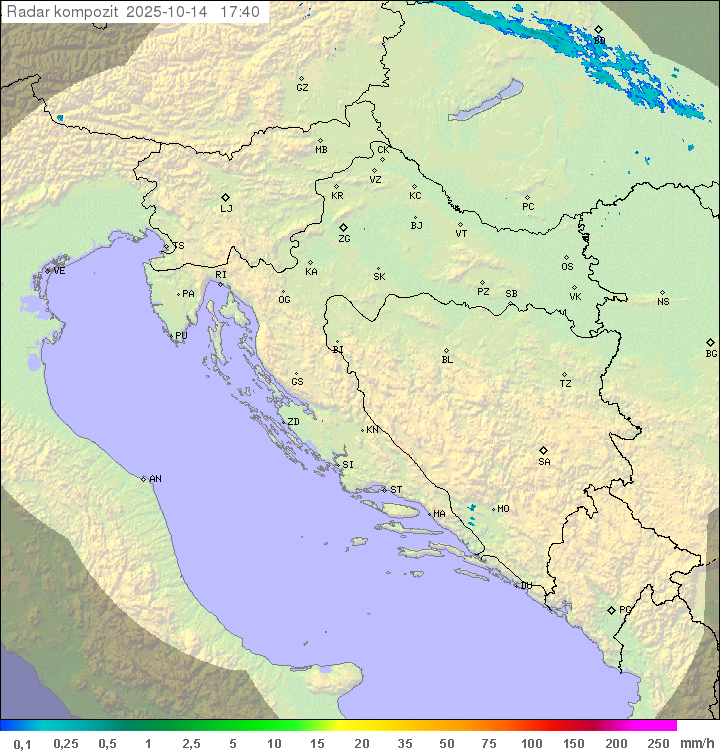 Padavine Hrvaška