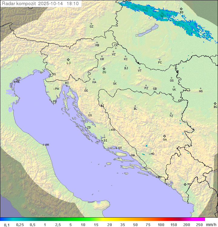 Padavine Hrvaška