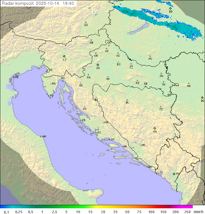 Padavine Hrvaška