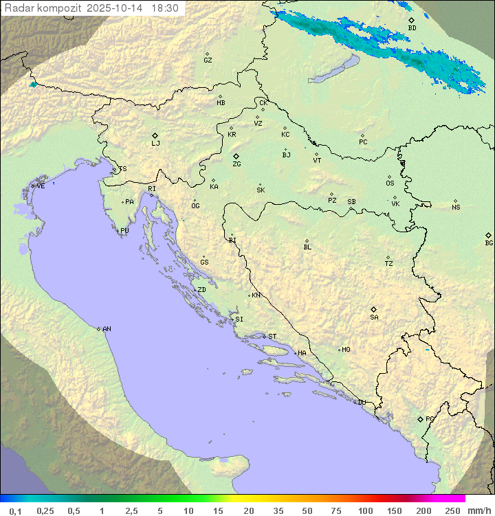 Padavine Hrvaška