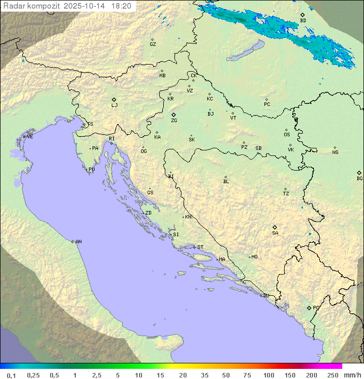 Padavine Hrvaška