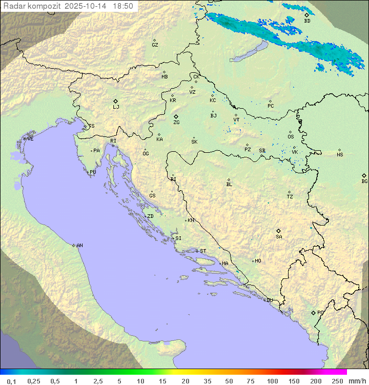 Padavine Hrvaška