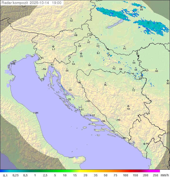 Padavine Hrvaška