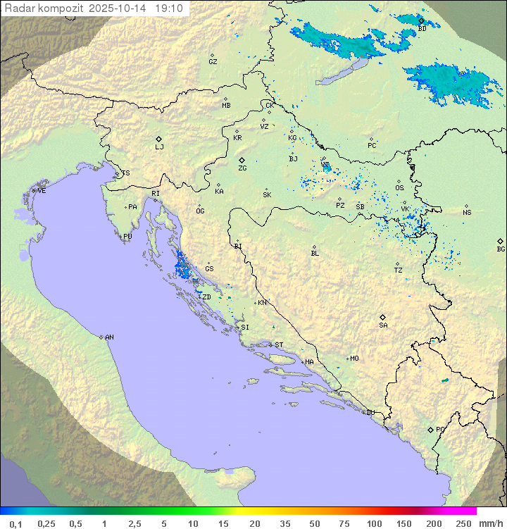Padavine Hrvaška