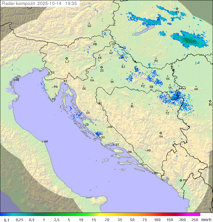 Padavine Hrvaška