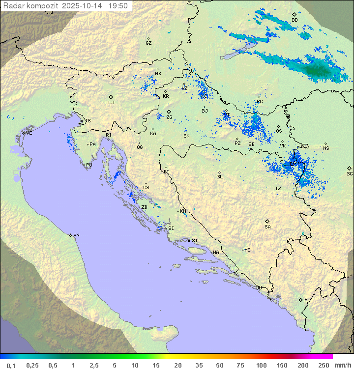 Padavine Hrvaška