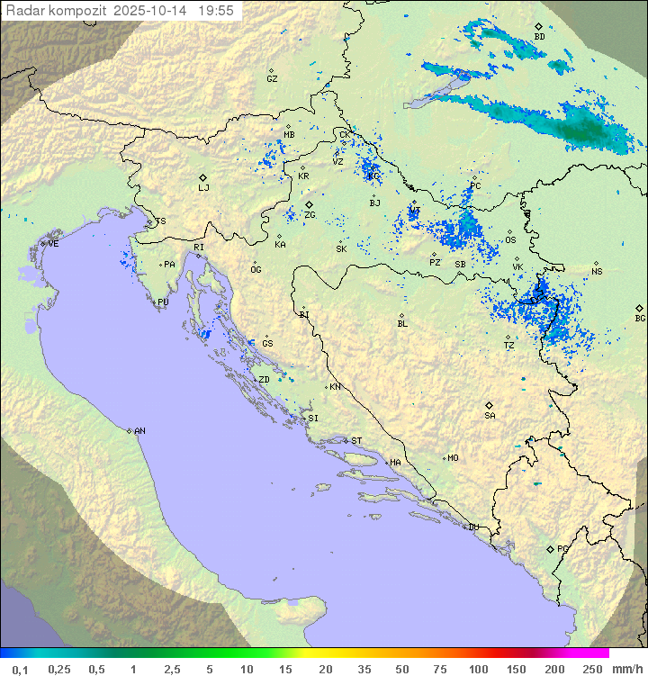 Padavine Hrvaška