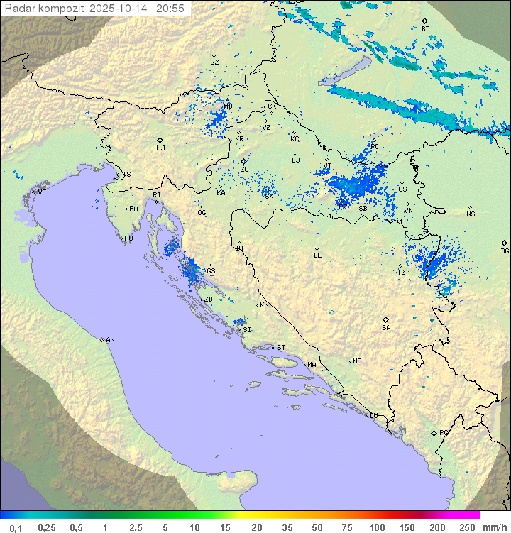 Padavine Hrvaška